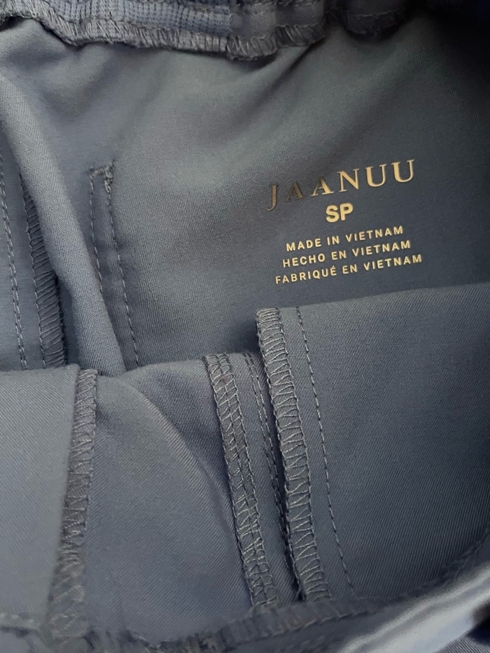 Jaanuu 10 Pocket Blue Scrub Pants - Picture 6 of 6